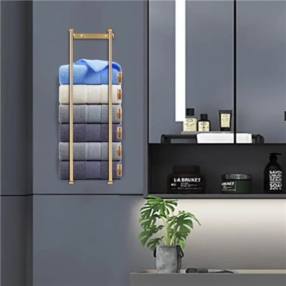 Towel Racks for Bathroom Wall Mounted, Stainless Steel Bath Towel Holder